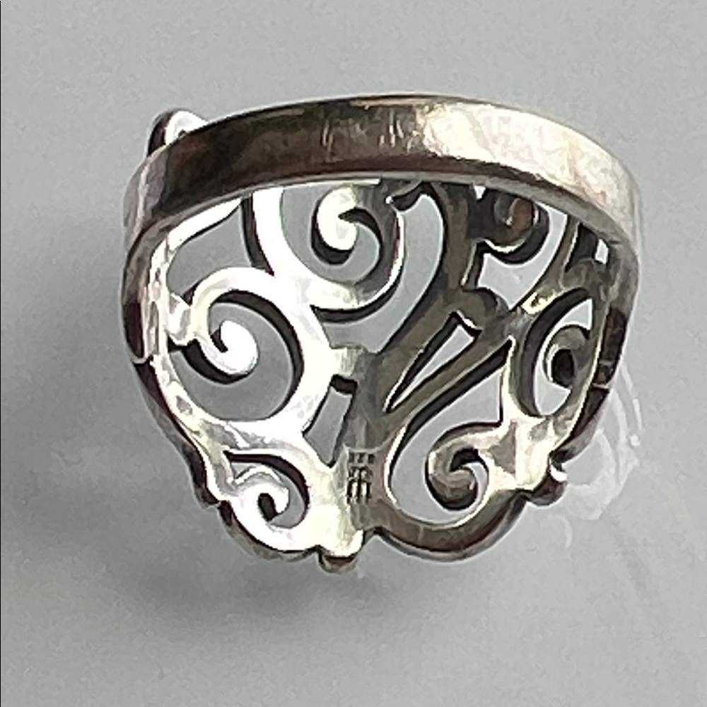 James Avery Retired Open Scroll Ring - image 2